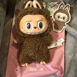 Brown Furry Character Keychain